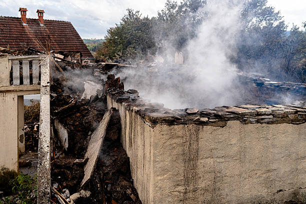 Professional Soot Cleanup technician working in Gaithersburg, MD